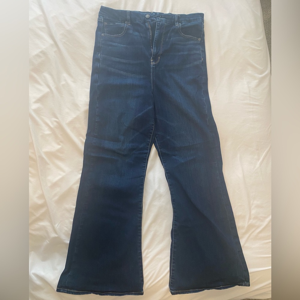 AEO Curvy Highest Rise Flare Jeans